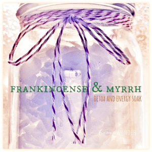 Frankincense and Myrrh Detox Salts