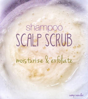 Turn Your Shampoo into a Moisturizing Scalp Scrub