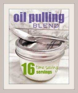 Easy Oil Pulling Blend with Essential Oils
