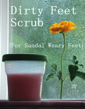 Dirty Feet Scrub