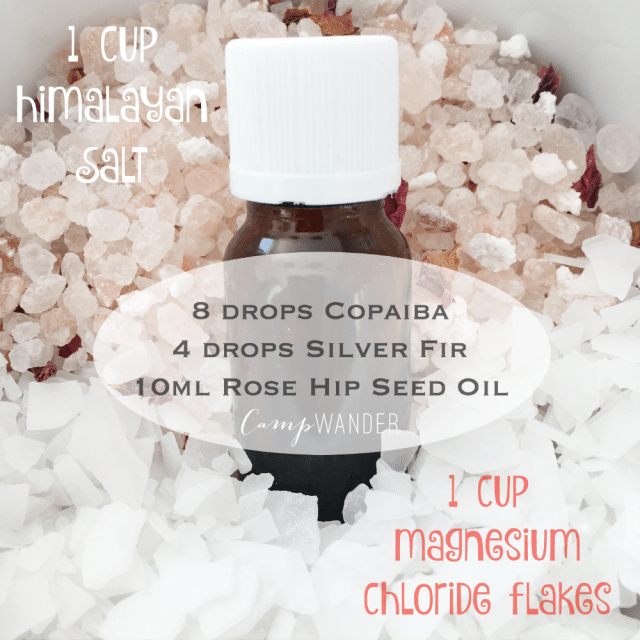 Lush Salt and Bath Oil Blend for Chronic Pain