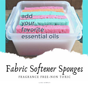 Healthy Family Fabric Softener Sponges