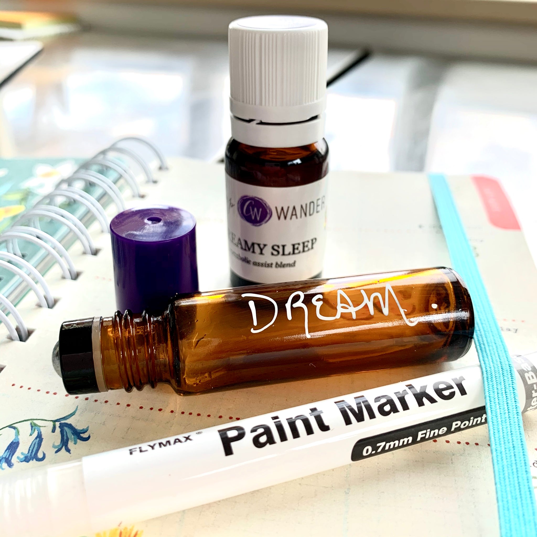 how to label roller bottles