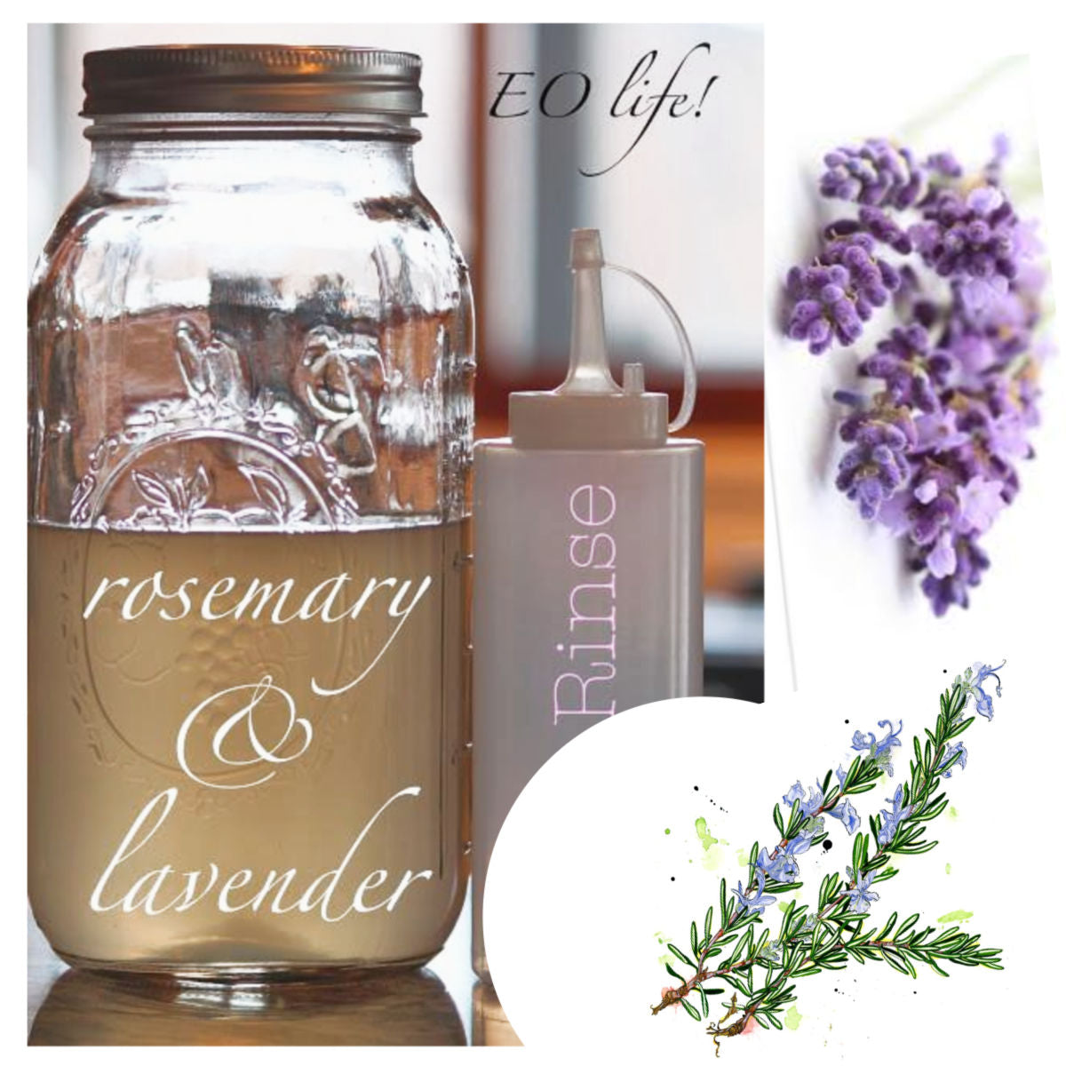 Thicker, Softer Hair with Rosemary, Lavender and Apple Cider Vinegar