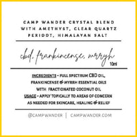 CBD, Frankincense & Myrrh Crystal Roller Blend