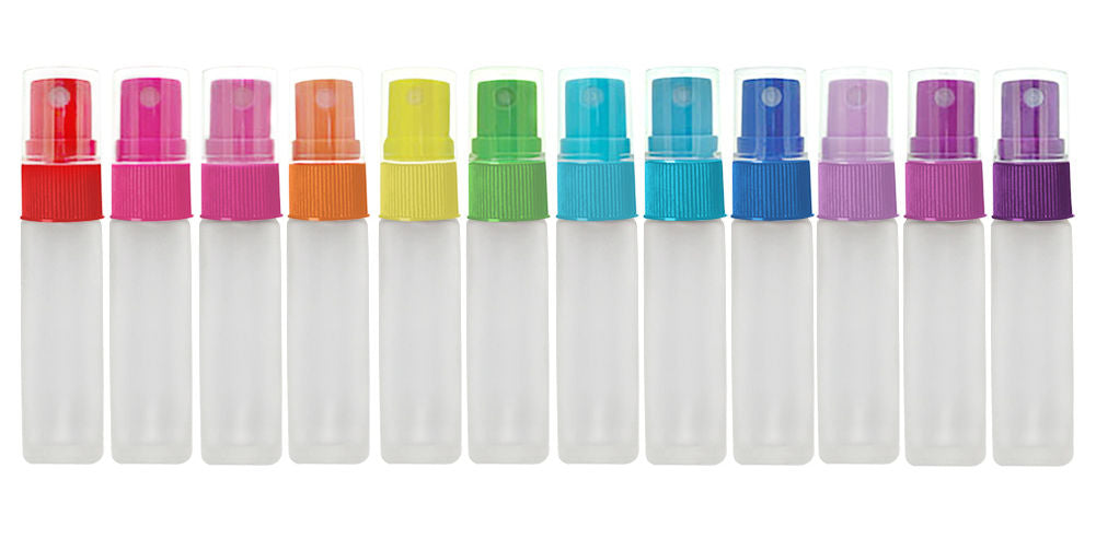 12 Color Spray Tops for 10ml Roller Bottle Vials